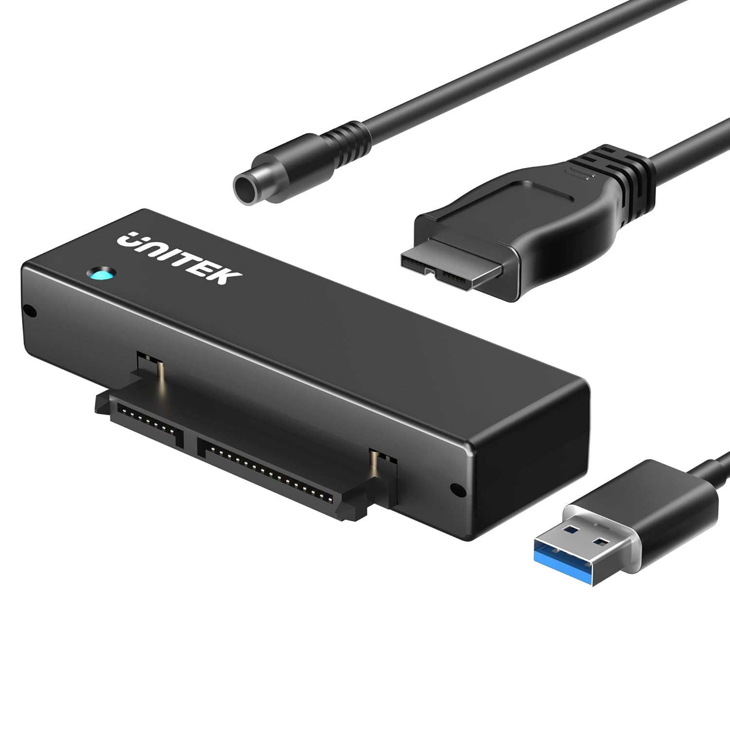 Unitek USB 3.0 to SATA III Hard Drive Adapter External Kit Cable for 2.5 3.5 Inch HDD/SSD Hard Drive Disk, Optical Drive, with 12V/2A Power Adapter, Support UASP Unitek USB 3.0 to SATA III Hard Drive Adapter External Kit Cable for 2.5 3.5 Inch HDD/SSD Hard Drive Disk, Optical Drive, with 12V/2A Power Adapter, Support UASP