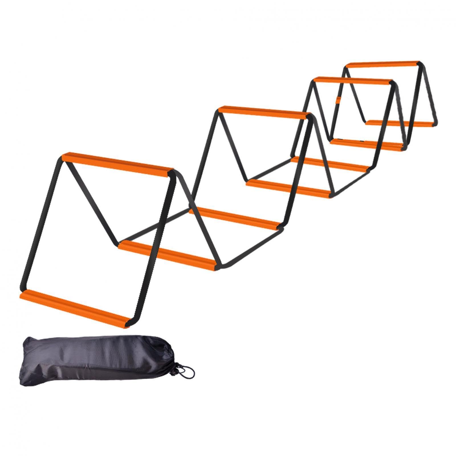 Colaxi Agility Ladder, Speed Ladder, Foldable Portable Football Footwork Ladder, Agility Training Equipment for Workout, 10 Grids with Bag