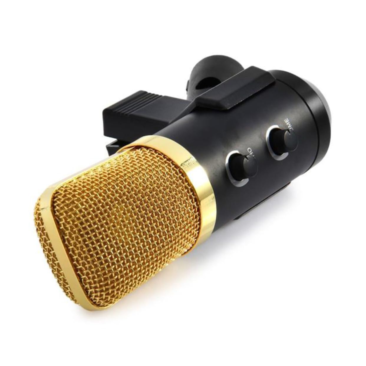 TOYANDONA USB Kondensatormikrofon mit Eingebautem Reverb Chip Surround Sound und Shock Bass für Heimgebrauch und Ktv Streaming Hohe Empfindlichkeit