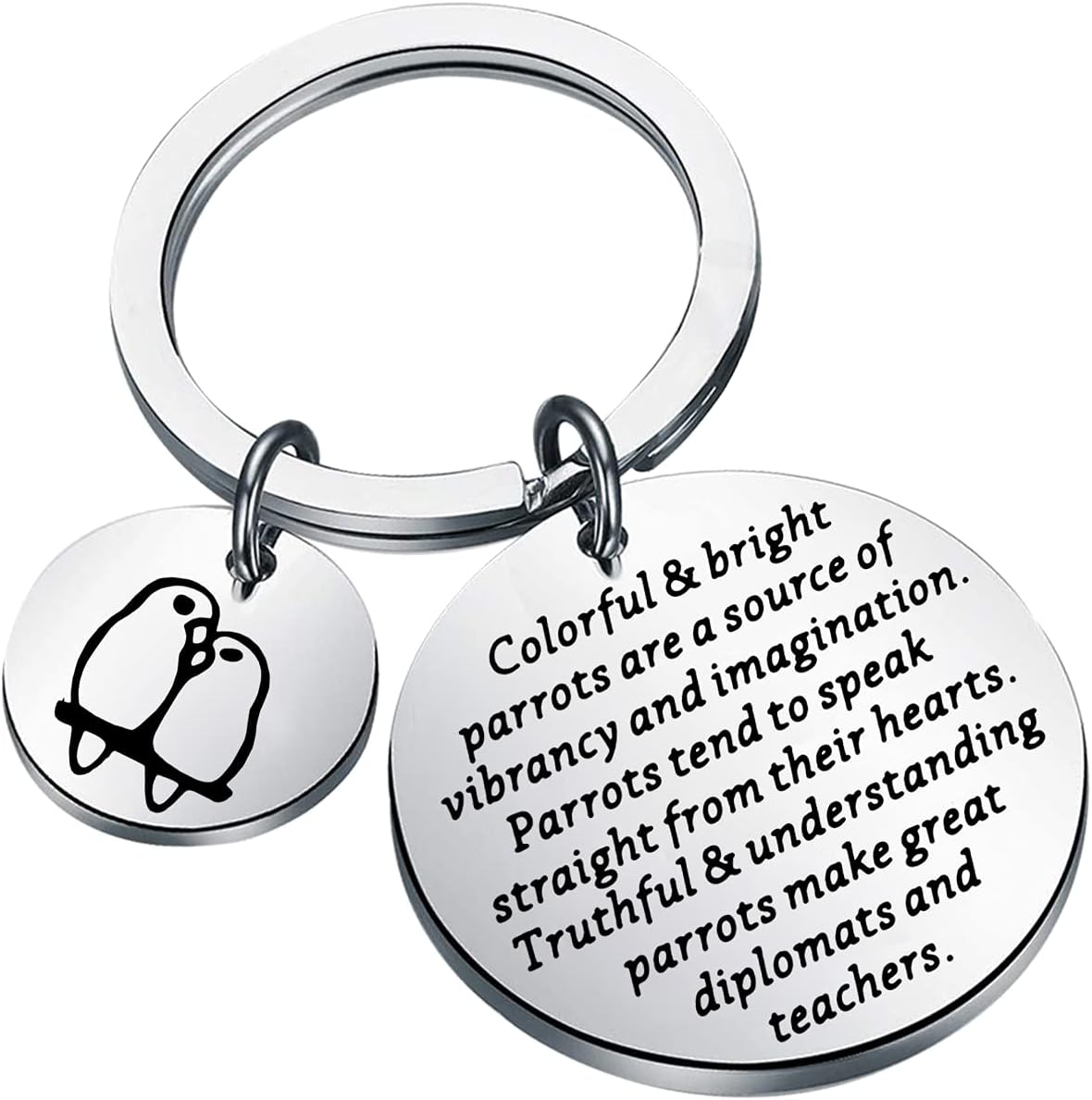 bobauna Parrot Parakeet Keychain Cockatiel Bird Jewelry Colorful And Bright Parrots Are A Source Of Vibrancy And Imagination