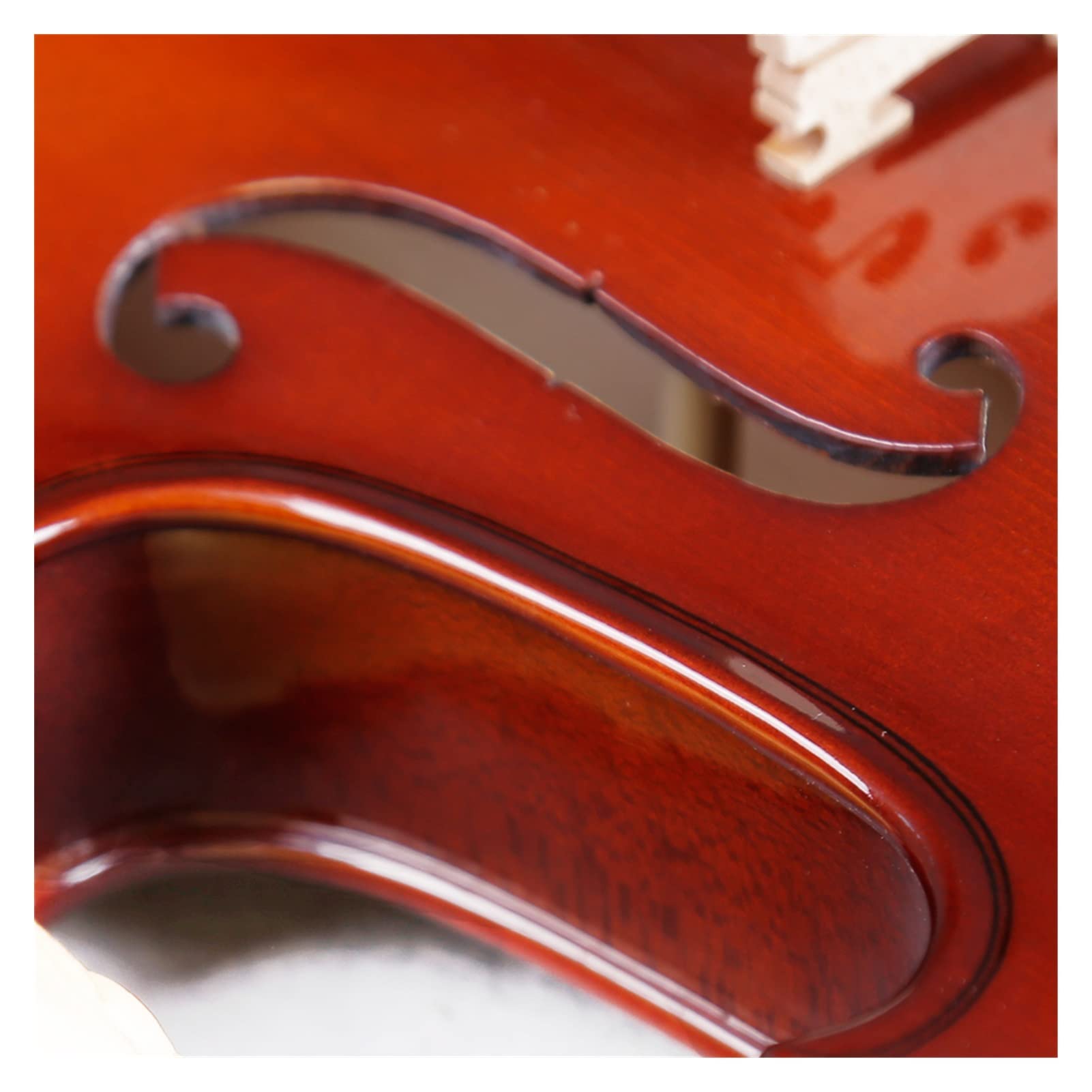 Violino Vernice Violin Artigianale Acero In Legno Viole Viole Strumento Musicale/Caso/Disattiva/Disattiva Violino (Color : 4-4)