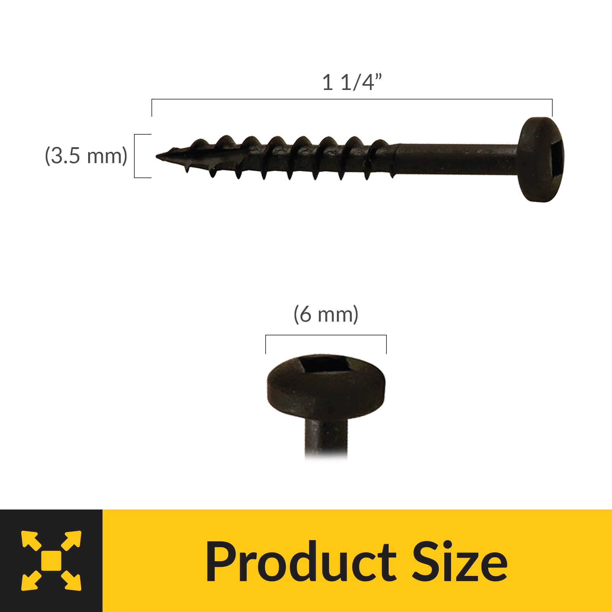 Brixwell SRW216409601 Zip R Screw, Pan Head Pack of 1000