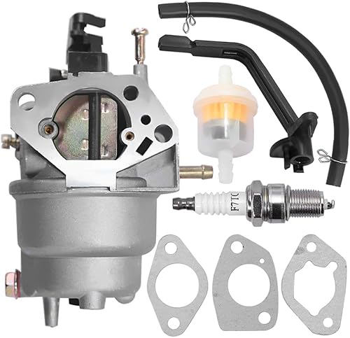 Miniatura 2 de Repuesto de carburador para Generac GP6500 GP6500E GP7500E GP5500 8125W generador reemplaza 0J58620157 con bujía Filtro de combustible Kit de