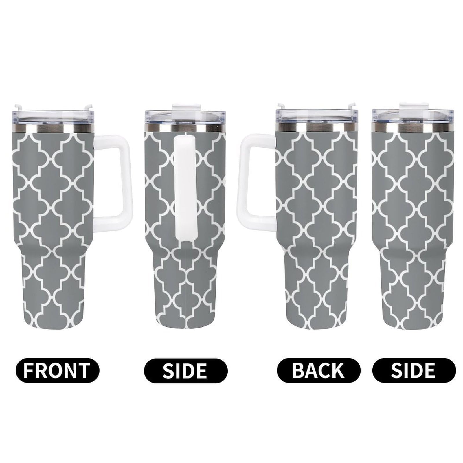 Tazas de café de doble pared con aislamiento al vacío de doble pared, botellas de agua para café helado, té, bebidas frías y calientes