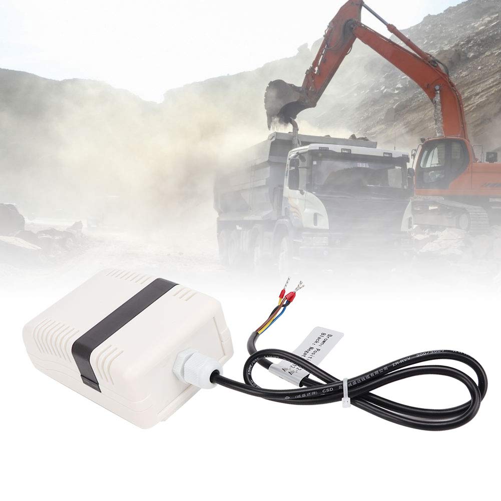 PM2.5 PM10 transmisor Detector de Polvo Sensor monitoreo de Calidad del Aire Negro a Prueba de Aceite señal Estable Impermeable