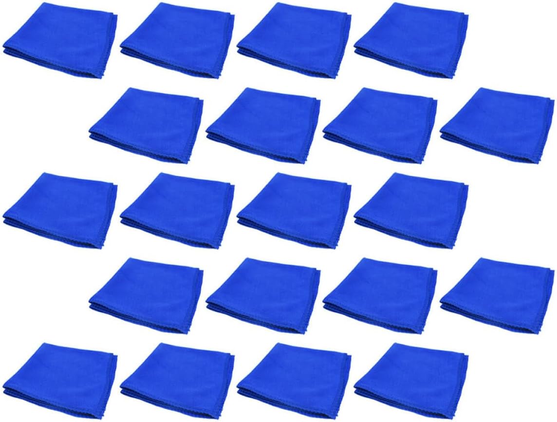 50pcs Superfine Fiber Microfiber Car Drying Cloths, Ultra Absorbent Auto Washing Cloths for Car Polishing and Waxing, Soft Lint-Free Cleaning Cloths for Automotive Exterior