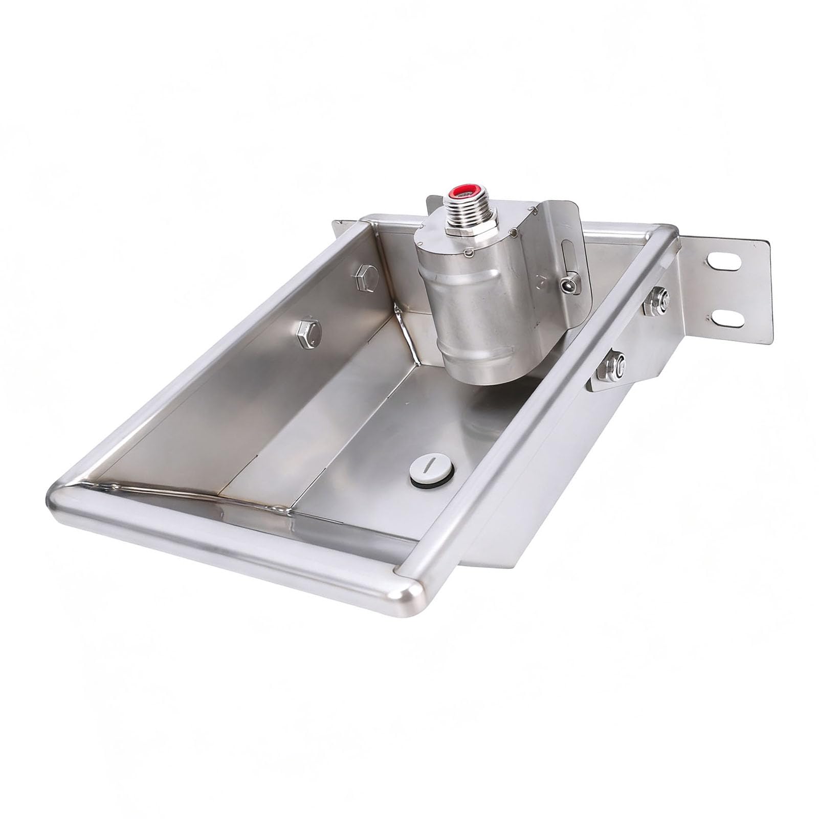 Sxhlseller Bebedero Automático para Ganado de Alta Resistencia |Cuenco Dispensador de Agua de Acero Inoxidable para Ganado, Ovejas, Cabras con Grifo para Granja y Rancho