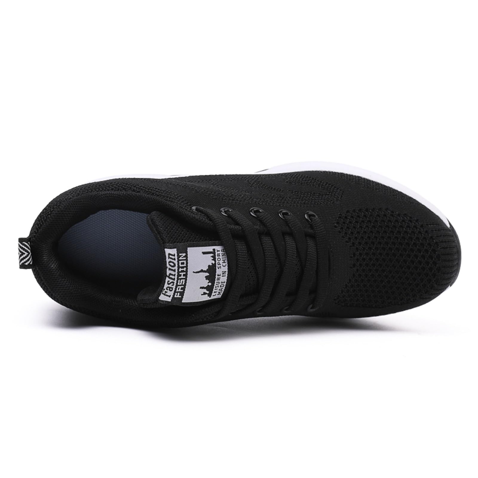 AONEGOLD Sneakers Donna Zeppa Scarpe da Ginnastica Sportive Running Fitness Casual Tacco Zeppa 8.5 CM