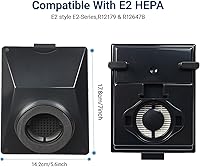 Vista 6 de EZ SPARES Compatible con filtros estilo HEPA Rainbow E2 para la serie E2, parte R12179 y R12647B, lavable y reutilizable (paquete de 2)