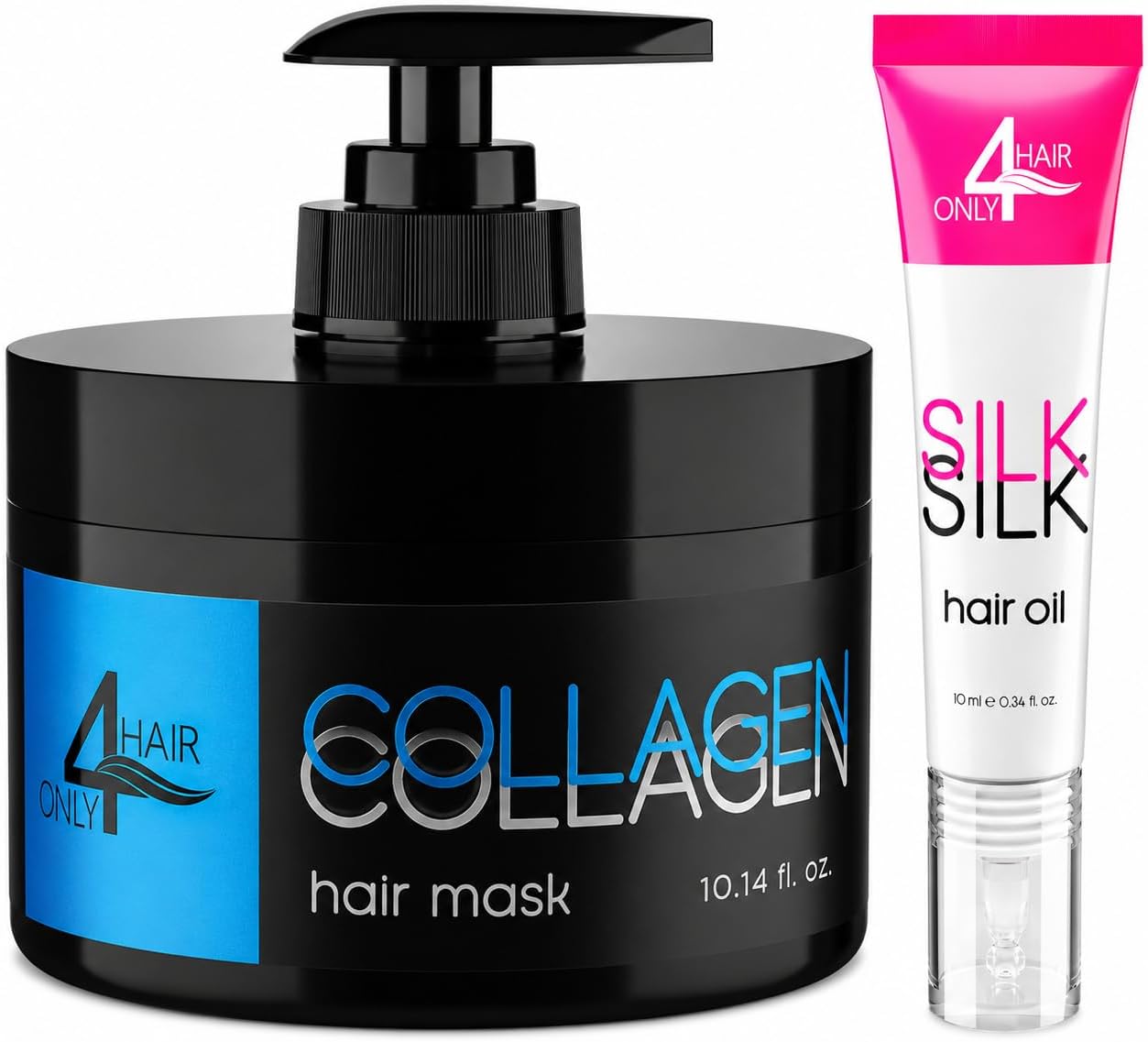 ONLY4HAIR Hair Repair Mask for Dry Damaged Hair Keratin Treatment Protein Argan Oil Deep Conditioning for Color Treated Hair Bleached Frizzy Split Ends Magic