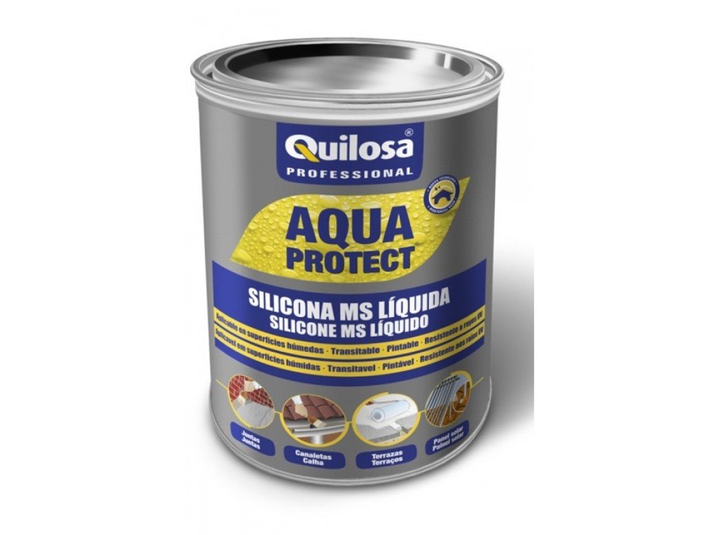 Quilosa – Silikon MS LIQUIDA Dose 5 kg schwarz