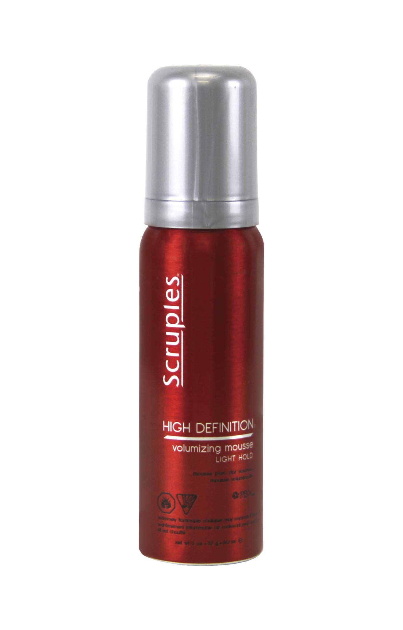 Scruples High Definition Volumizing Mousse Light Hold - Defining Foam for Extra Body, Volume and Shine - Travel Size
