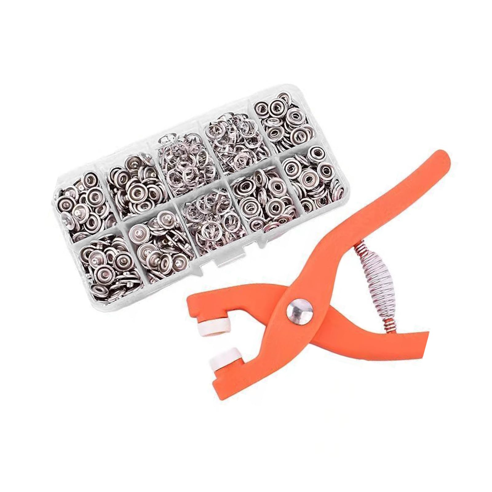 Strengths Metal Fastener Installation Set Seamlessly Hide Designs for Garments Accessories Repair Professional Fastener Attachment Tool