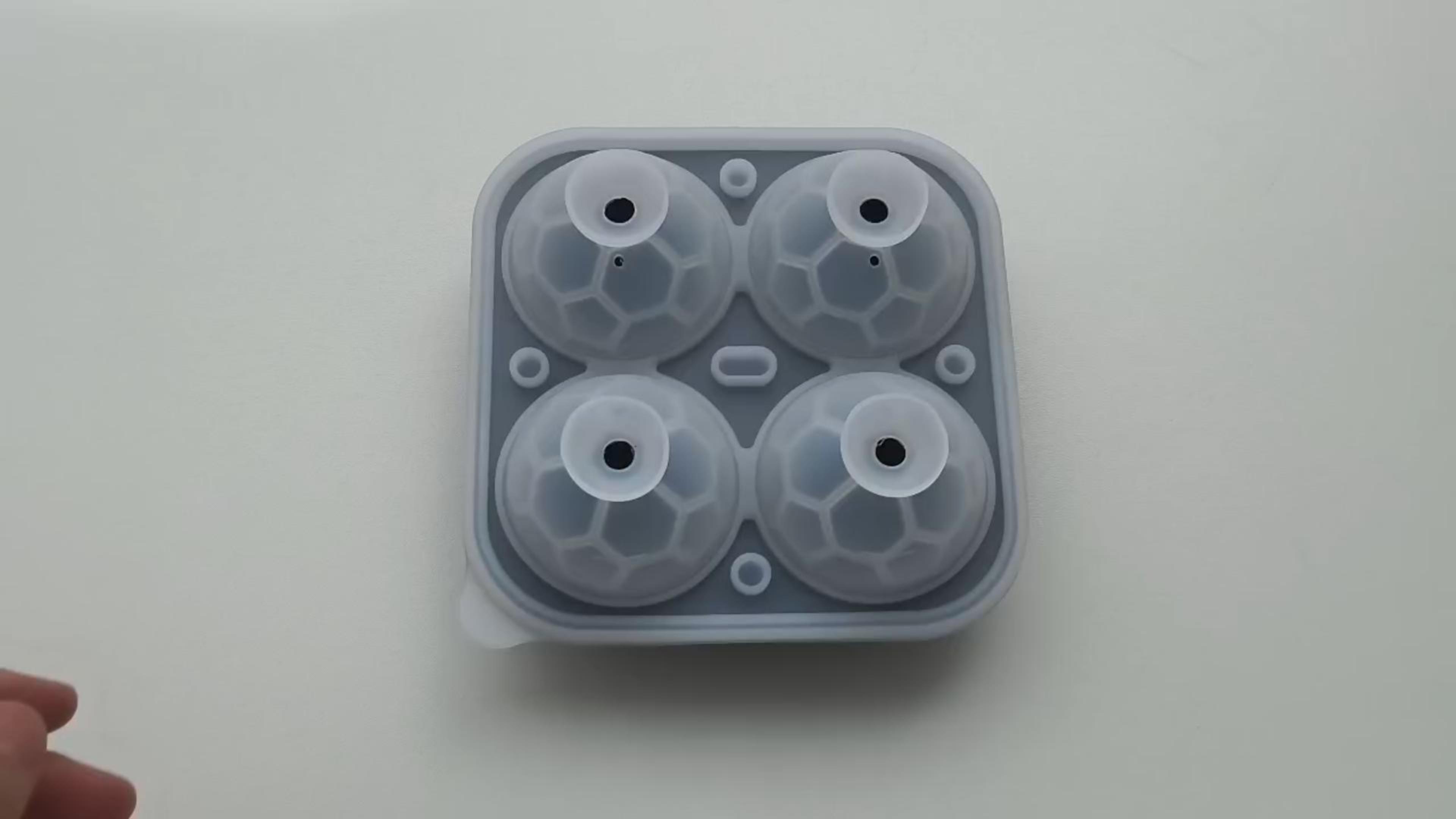 Molde de silicona para cubos de hielo grandes con tapa integrada miniatura 7