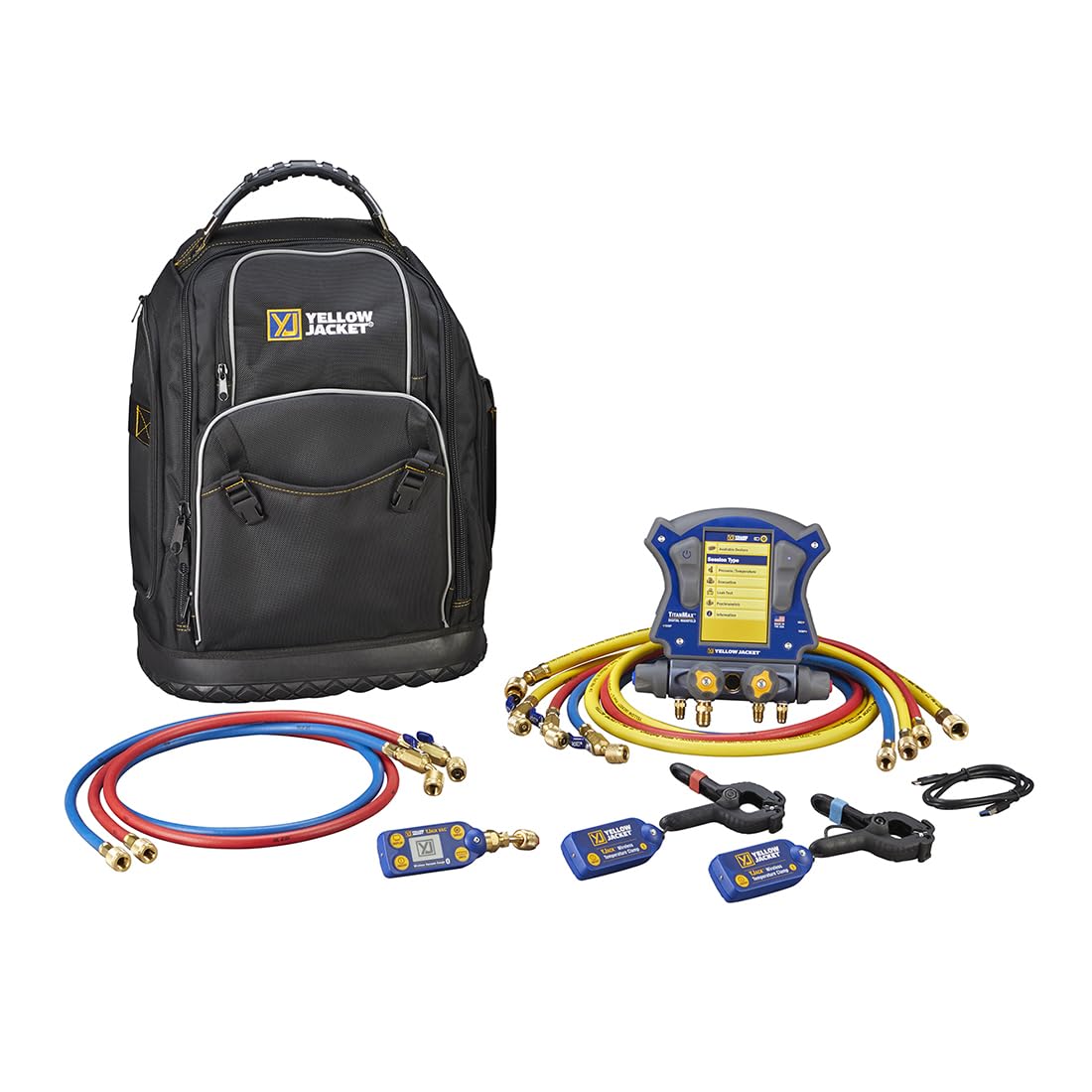 Amazon.com: Yellow Jacket 40887 TITANMAX Digital Manifold Backpack