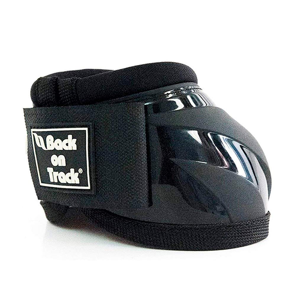 Back on Track Hufglocken für Herren, robust, Gummi, mit Schlaufenverschluss, 1 Paar