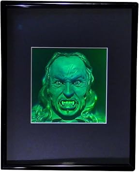 HoloBrands 3D Dracula/Werewolf Multi-Channel Hologram Picture FRAMED, Collectible Photopolymer Type Film