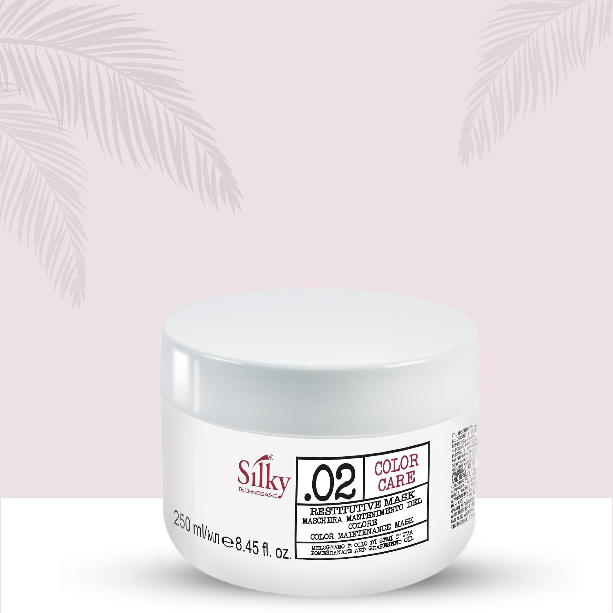 SILKY .02 COLOR CARE RESTITUTIVE MASK | Rich In deep moisturizing Ingredients and Pomegranate Extract for Natural and Shiny Hair (250 ML)