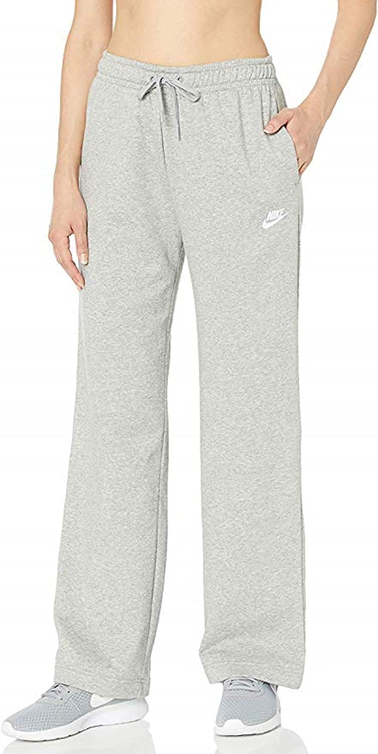 grey nike sweatpants womens fleece