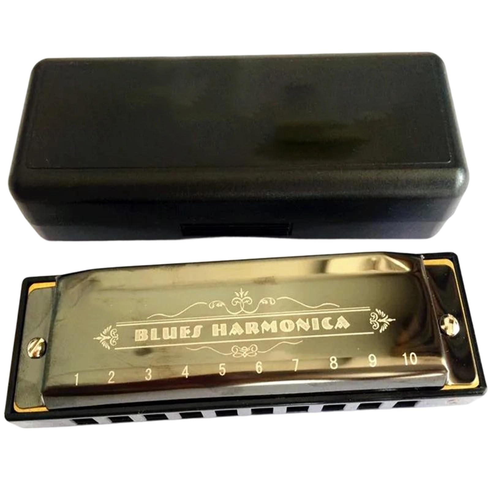 Principianti Armonica Armonica A Bocca 10 Fori Arpa Blues Diatonica Strumento A Fiato