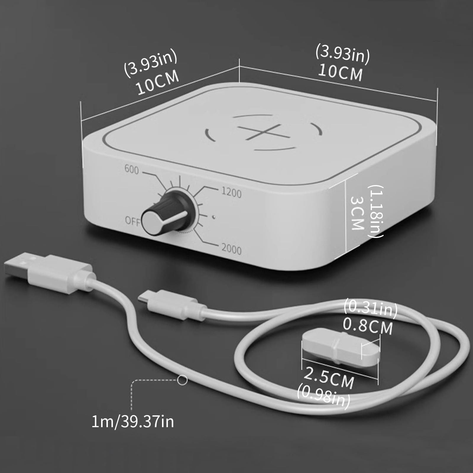 Mezclador eléctrico, capacidad de agitación, 1500 ml, agitador de 200-2000 rpm, velocidad ajustable, placa de agitación pequeña para experimentos