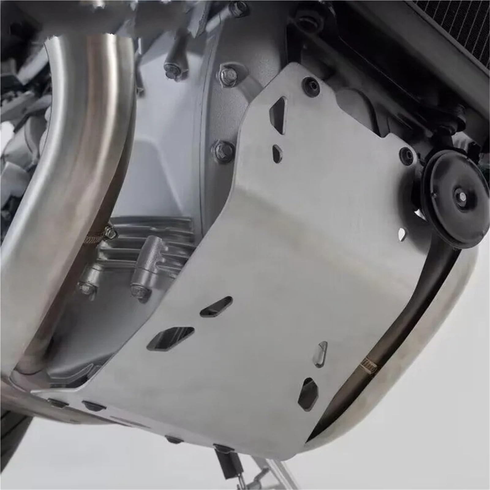 Osłona Podwozia Motocykla Do Guzzi V100 Mandello V100 S 2022-2024 Osłona zabezpieczająca silnik Podwozie pod osłoną Podwozia Motocykla(Silver)
