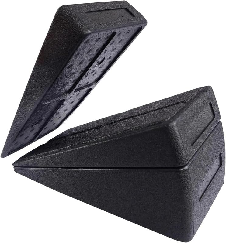 FITCOZI Slant Board Ankle Stretcher Calf Stretch, Heel Wedge Non Slip Design Wrist Support Workout Ramp for Leg Exercise and Balance Training (Pack of 3)-image-44