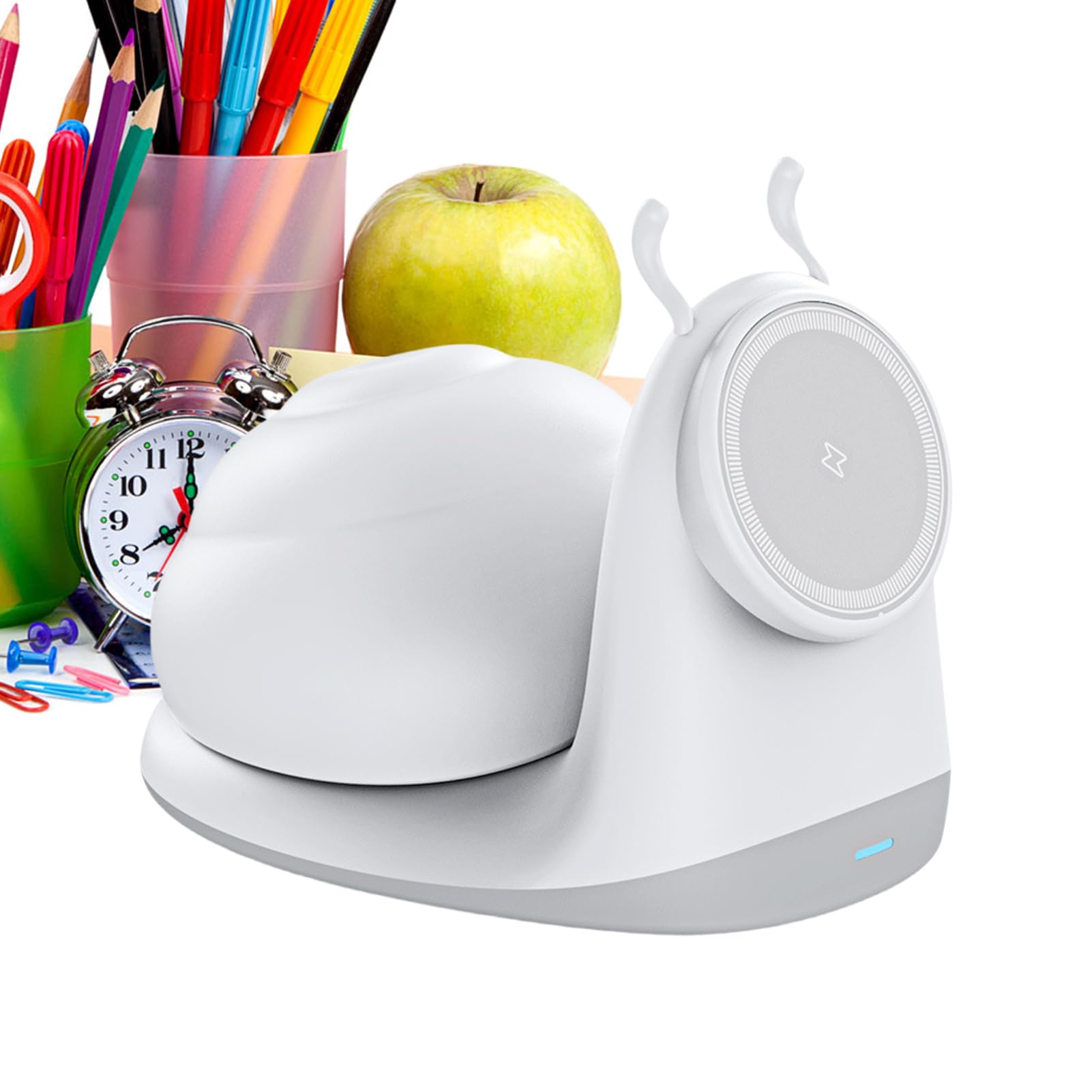 Luce notturna, simpatica piastra di ricarica wireless da 15 W, ricarica | Tappetino di ricarica, per ufficio, casa, camera da letto, cameretta dei bambini, comodino, dormitorio, auto, allattamento