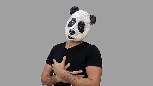 Miniatura 8 de Máscara completa de látex Ghoulish con oso panda para Halloween