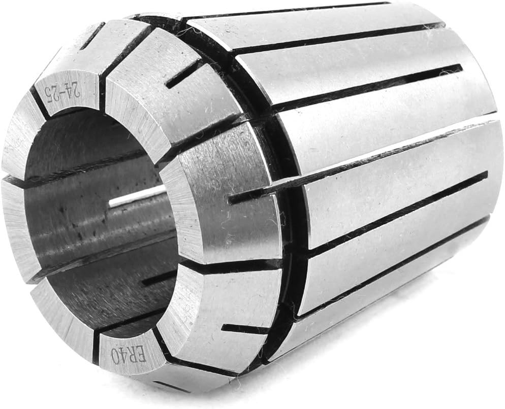Sourcingmap Clamping Range 24-25mm ER40 Precision Spring Collet Reaming Part