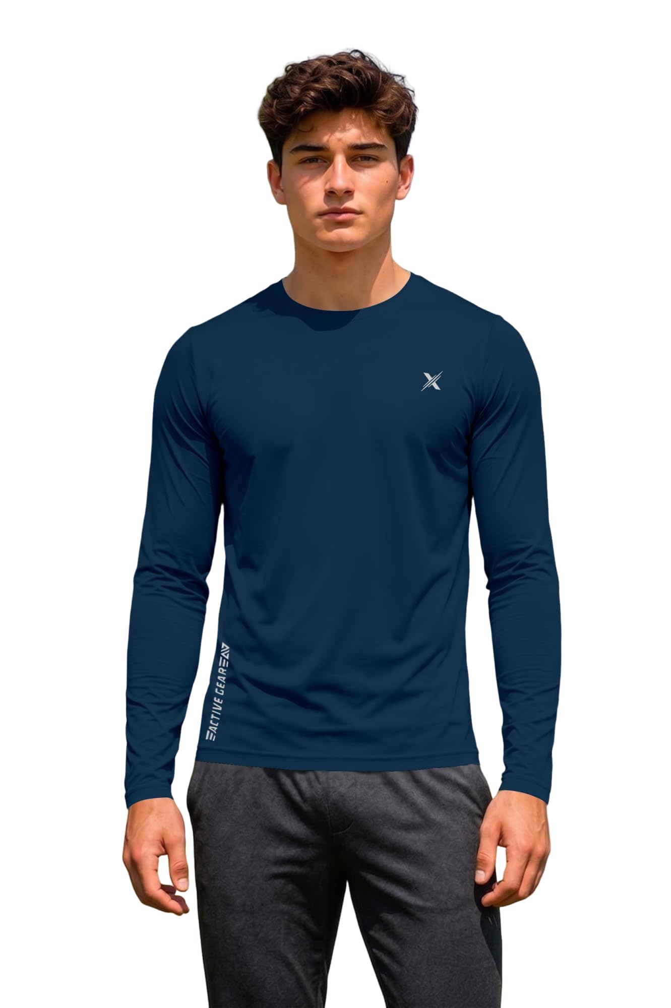 ftx Men Solid Dri-FIT Polyester T-Shirt | Full Sleeve Round Neck Sports & Gym Wear-picture-18