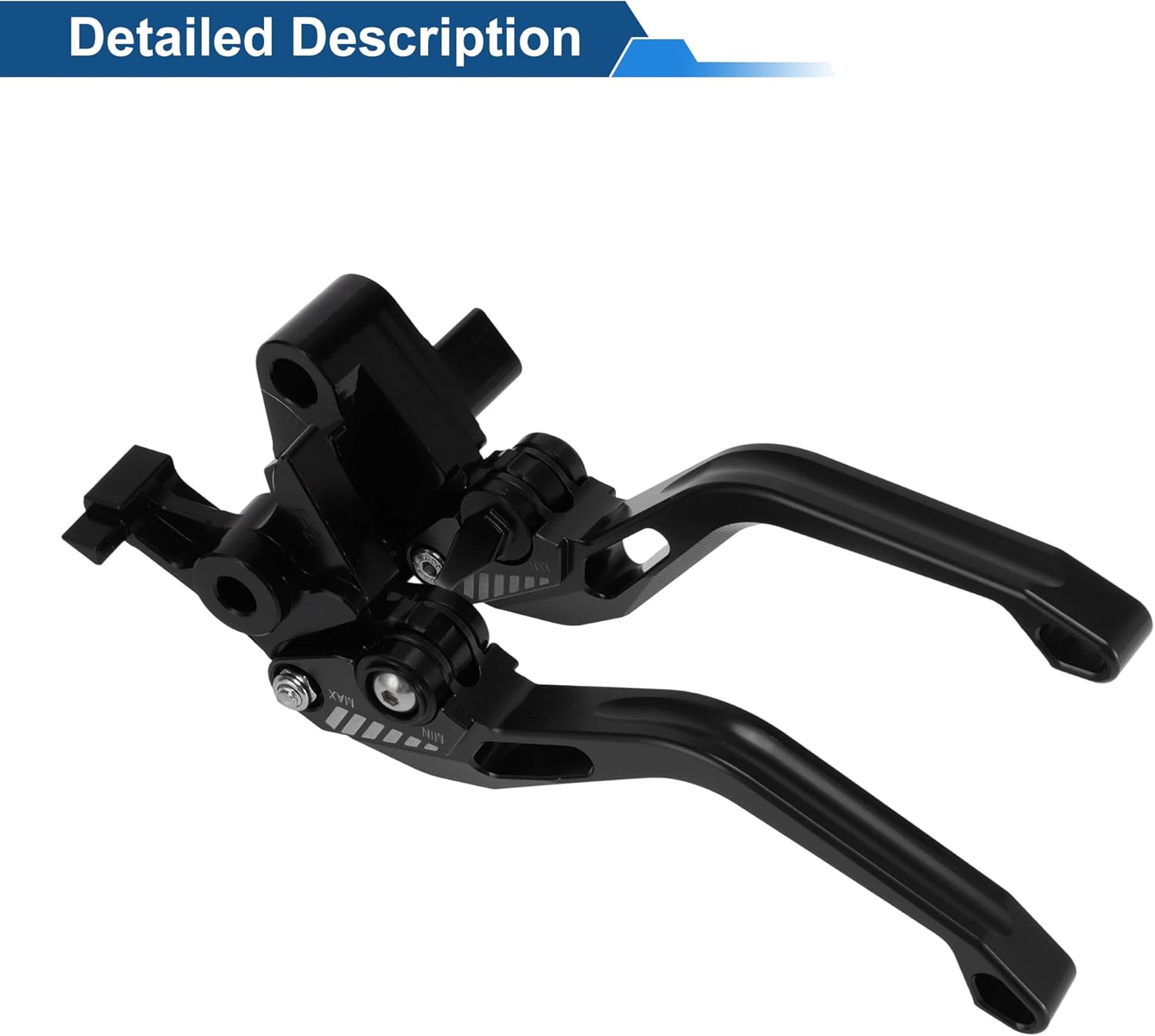 Short Brake Clutch Levers for Kawasaki Z900 2025 Adjustable Motorcycle Handlebar Brake Lever Aluminum Alloy Solid Black 1 Pair