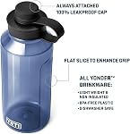 YETI Yonder 1.5L/50 oz Water Bottle with Yonder Tether Cap, Big Wave Blue