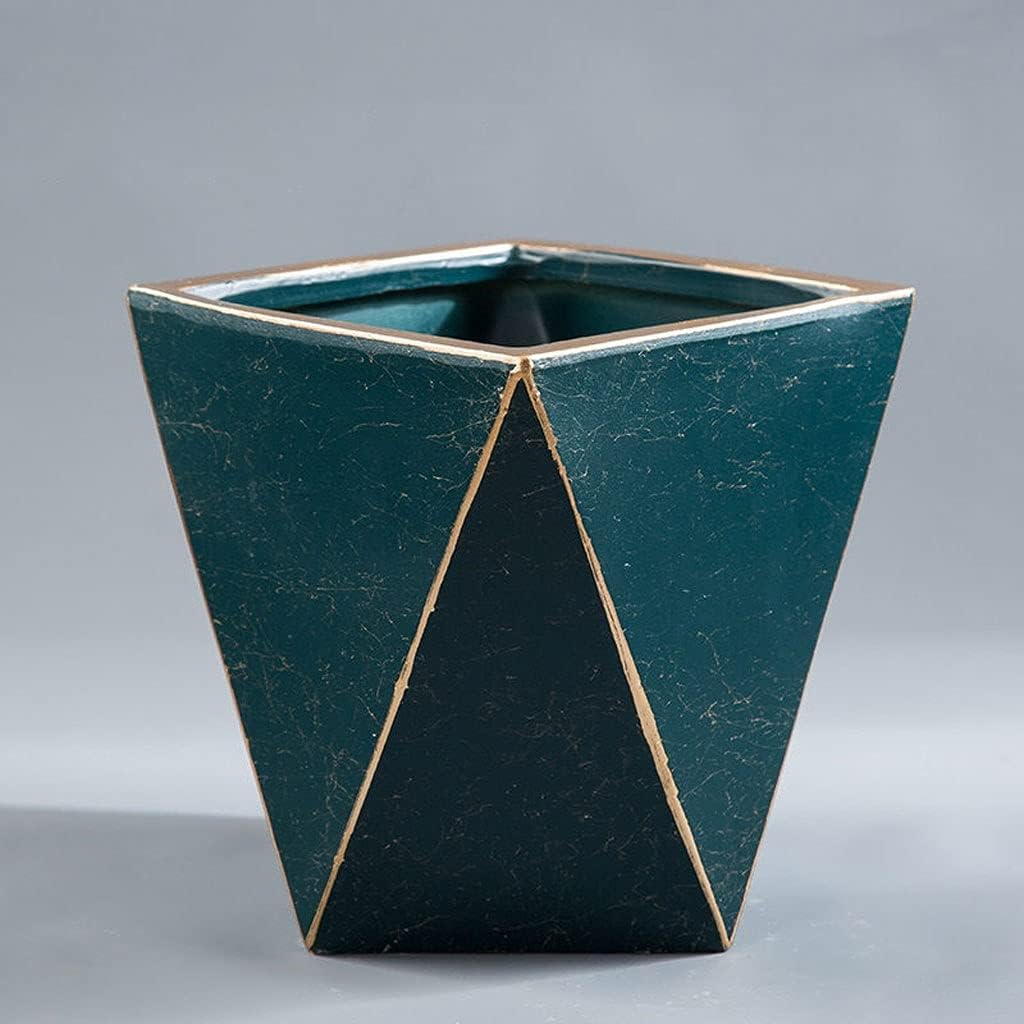 Flower Pot 7.87 Inch Ceramic Flower Pot European Style Home Living Room Office Coffee Table Desktop Decoration Green Plant Flower Pot Home Decoration Pots (Color : A)