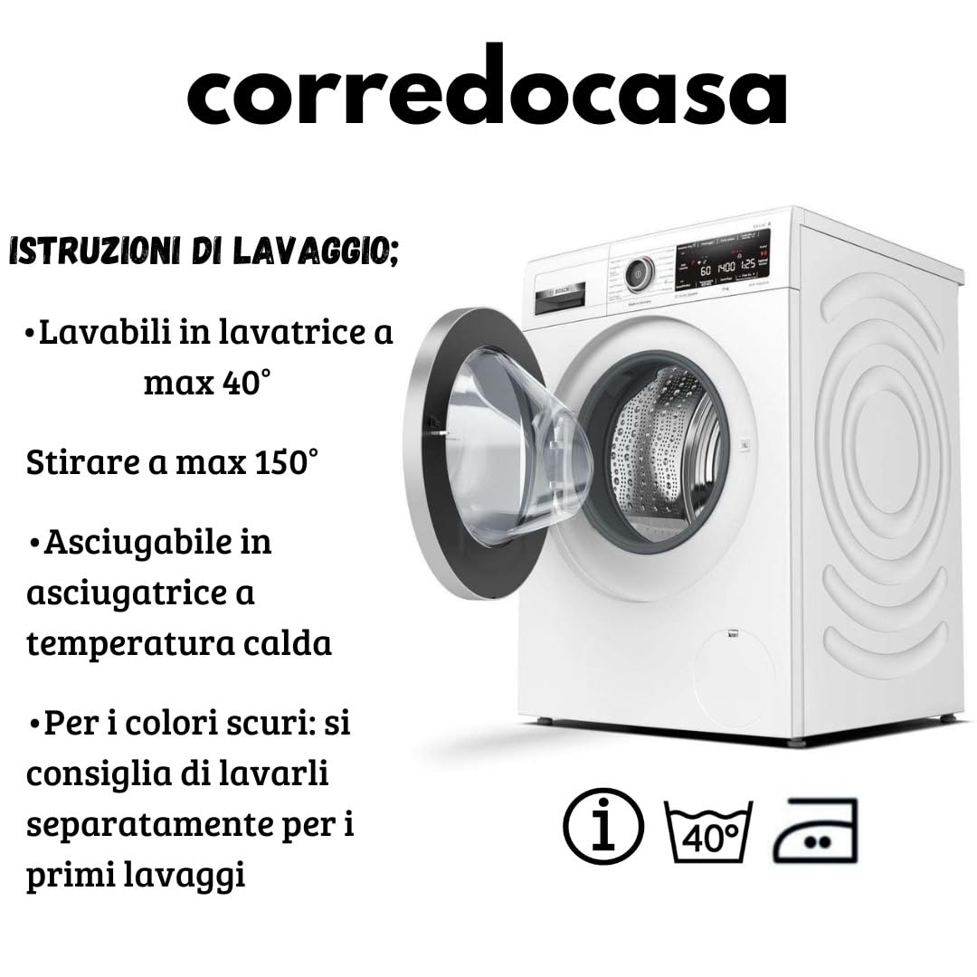 Federe Cuscino In Cotone Percalle Made In Italy - Coppia, 50x80 Cm, Bianco - Foto 9