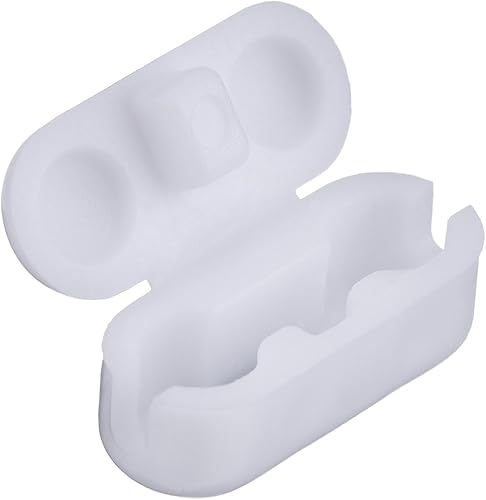 Miniatura 9 de 20 piezas de conectores de cadena vertical para persianas romanas clips de repuesto para cadena de bola y cable Blanco