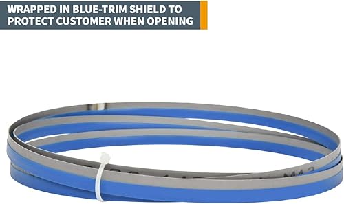 Miniatura 4 de POWERTEC Hojas de sierra de cinta bimetálicas de 111 pulgadas, hojas de sierra de banda de corte de metal no ferroso de 12 pulgadas x 14 TPI para