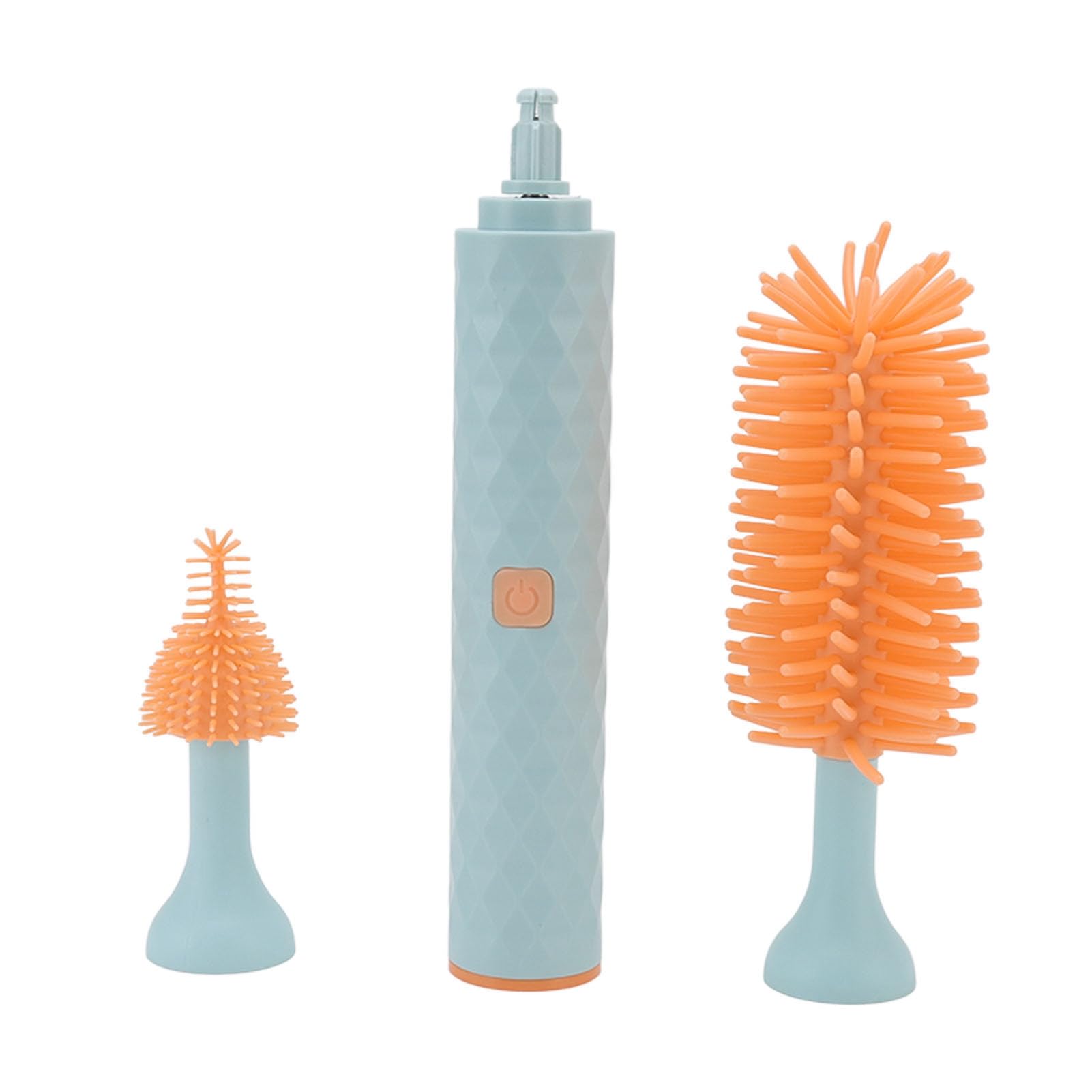 Kit brosse nettoyage biberon électrique étanche 4 pièces bleu bébé