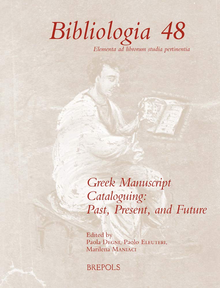 Manuscrits grecs étude de catalogage et paléographie universitaire