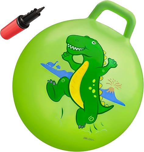WALIKI Bola de tolva de dinosaurio para niños de 3 a 6 años | T-Rex Hippity Hop | Bola de salto