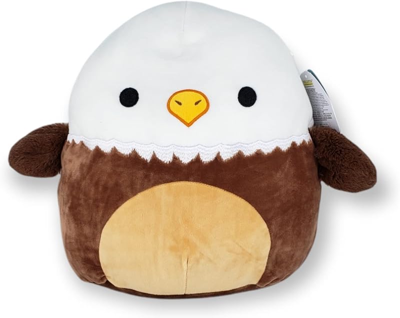 SQUISHMALLOW KellyToys - 12 Inch (30cm) - Edward The Bald Eagle - Super Soft Plush Toy Animal Pillow Pal Buddy Stuffed Animal Birthday Gift