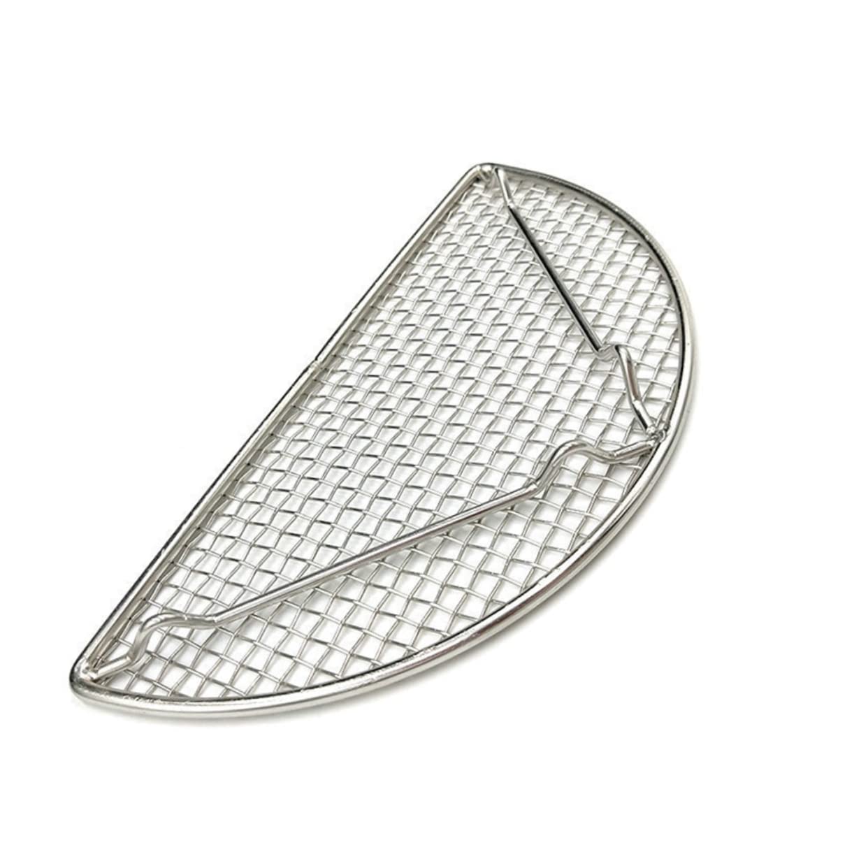 Milisten Detachable Bbq Grill Mat Stainless Steel Mesh Wire Net for Outdoor Grilling Bbq Supplies to Prevent Food From Falling Through Grates Easy to Clean and Durable