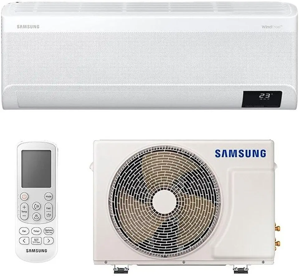 Ar-condicionado Split Inverter Samsung WindFree Connect Sem Vento 9.000 BTUS Frio 220V AR09CVFAMWKNAZ