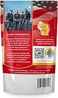 Vista 2 de Baumann Wisconsin Ginseng - Rebanadas medianas de 4 onzas - Hierba de ginseng Panax 100% natural, ginseng americano puro secado para una mayor