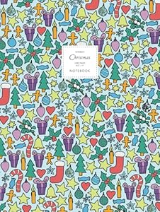 Christmas Notebook - Lined Pages - 8.25" x 11" - Hardback: (Sky Blue Edition) Large Hard Cover 192 pages (8.25 x 11 inches / 20.96 x 27.94cm / Near A4)