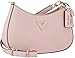 GUESS Women Noelle Top Zip Shoulder Bag, Light Pink, 29x18x6 cm, Light Pink, 29x18x6 cm