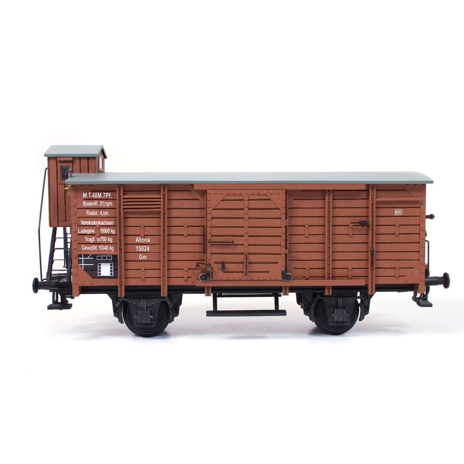 OCCRE Maquette de Train en Bois : Wagon fermé