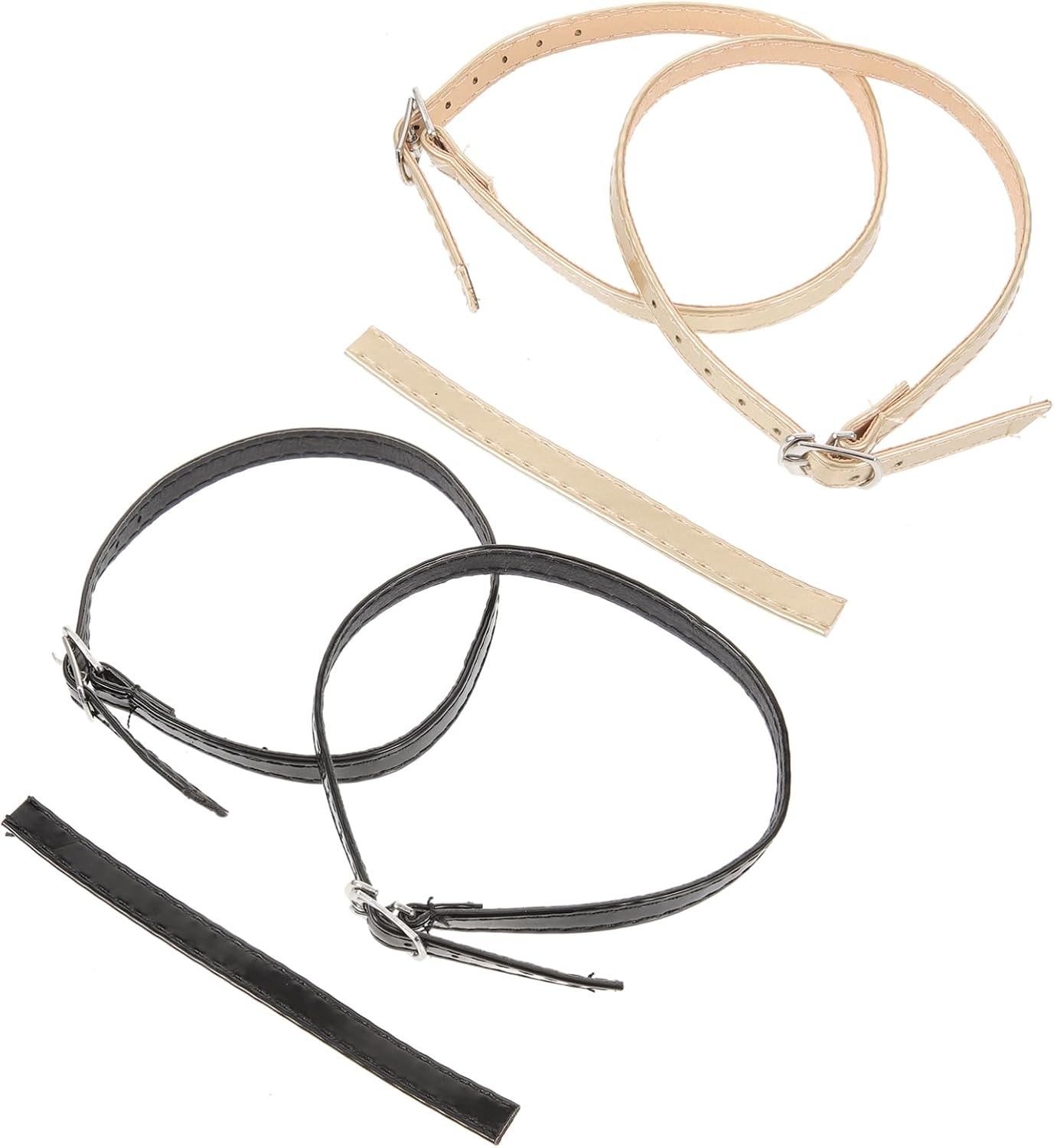 4pairs Sturdy Daily Use Heel Strap Ankle Strap Extender for High Heels Women's Shoe Laces