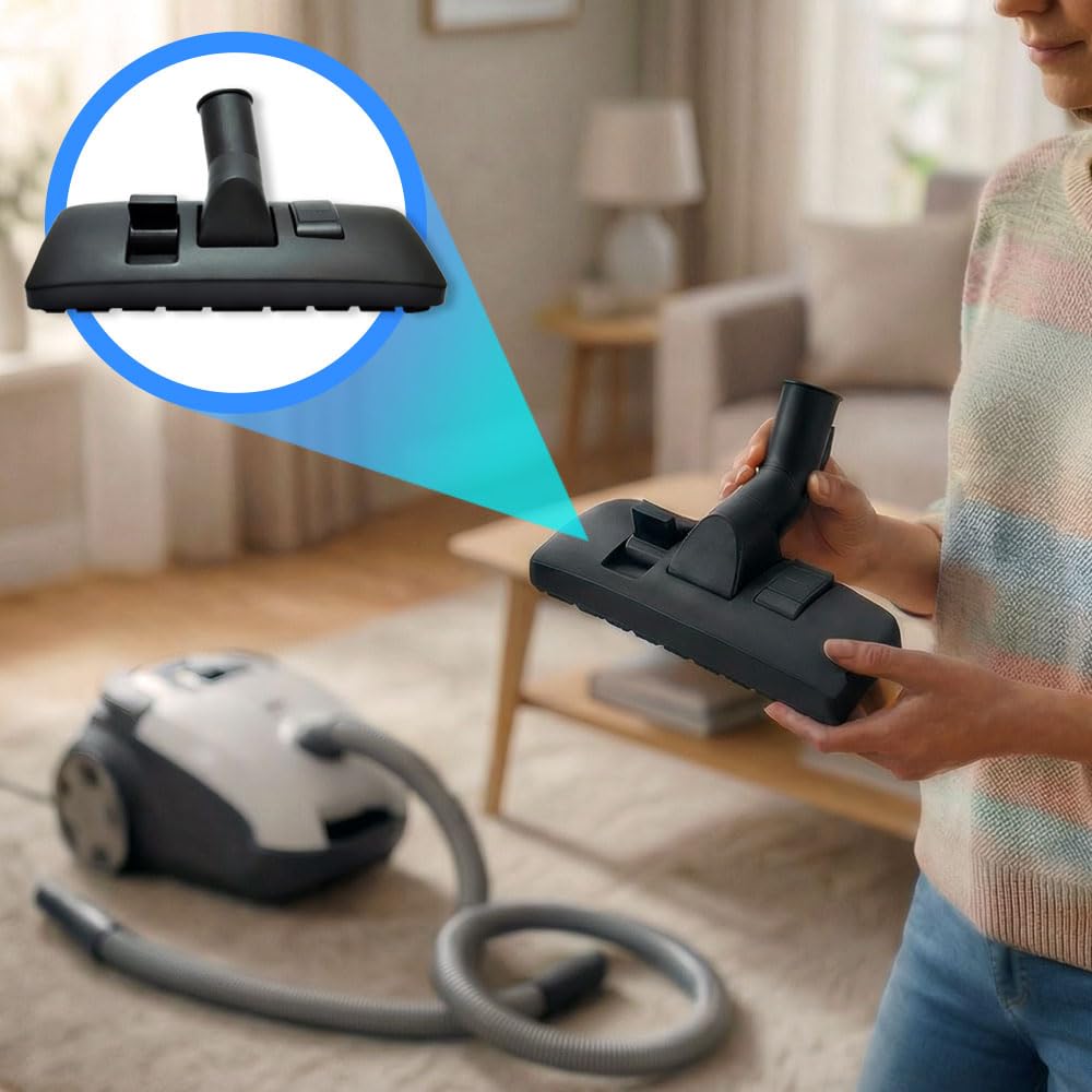 ANAKEL HOME Pack de Remplacement Tube d'aspirateur Universel avec buse d'aspirateur avec Joint pivotant, Accessoires d'aspirateur Universels | Ø35 mm, Longueur Réglable 56,5-94,5 cm