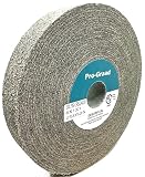 Pro-Graad EXL Deburring Wheel - 6' x 1' x 1' 9S Coarse Grit - Silicon Carbide - Metal Deburring, Finishing and Polishing Wheel - Convolute - 11089-1 Pack